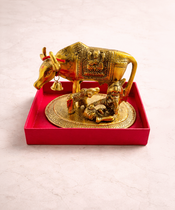 Kamdhenu Cow Abundance Blessing Statue
