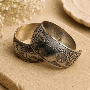 Heritage Engraved Statement Cuffs
