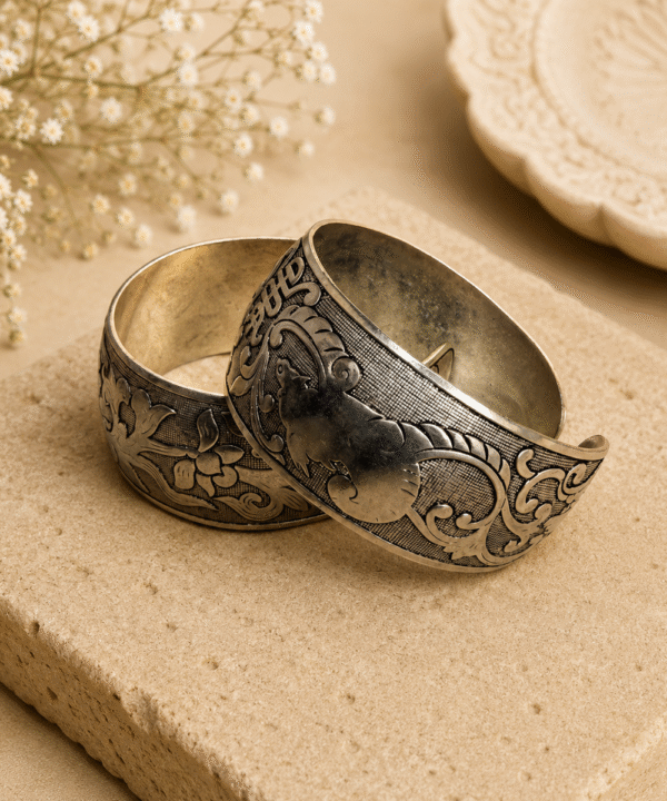 Heritage Engraved Statement Cuffs