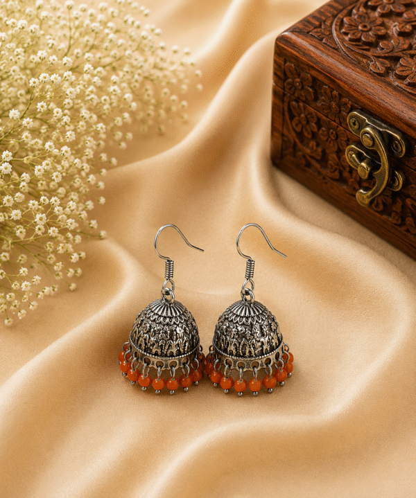 Kesari Noor Jhumkas
