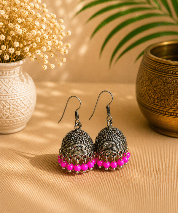 Gulabi Pop Jhumkas