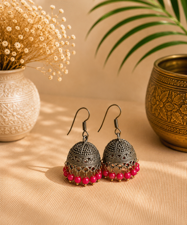 Rosebud Jhumkas