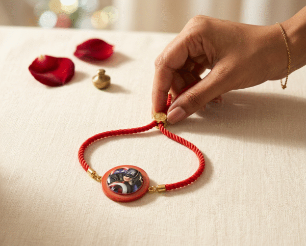 Captain America Avengers Spinner Rakhi
