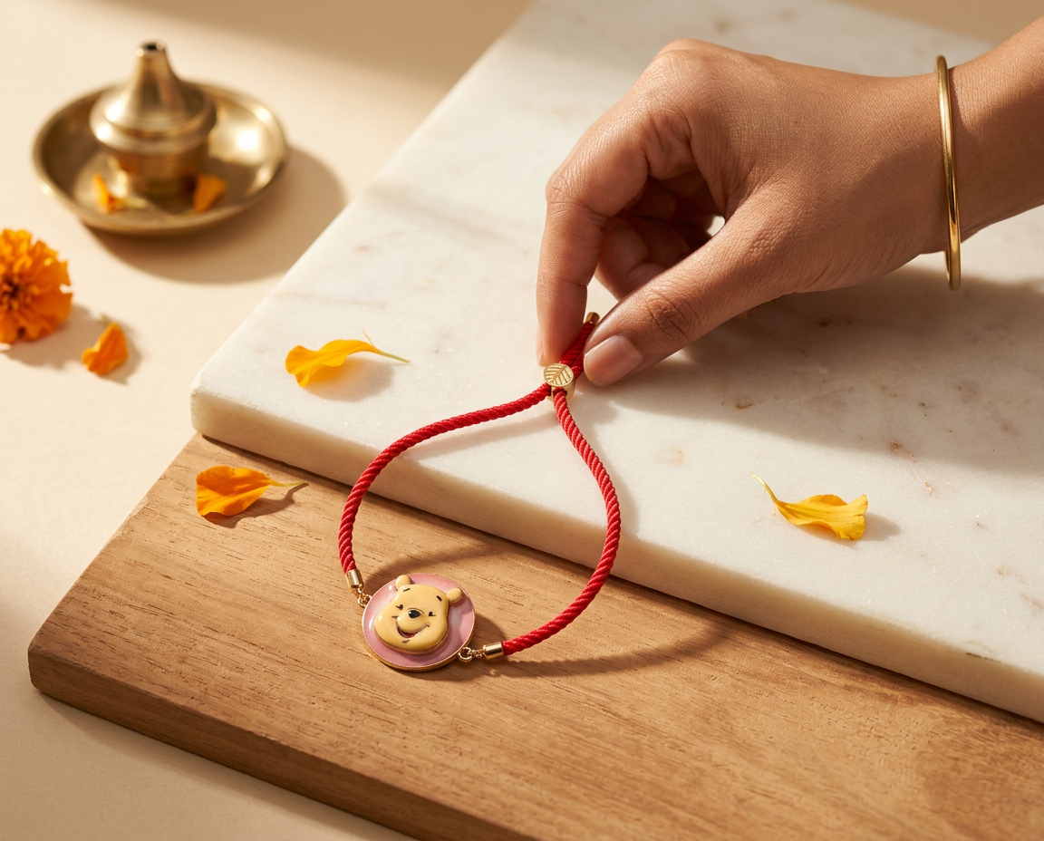 Winnie the Pooh Spinner Rakhi