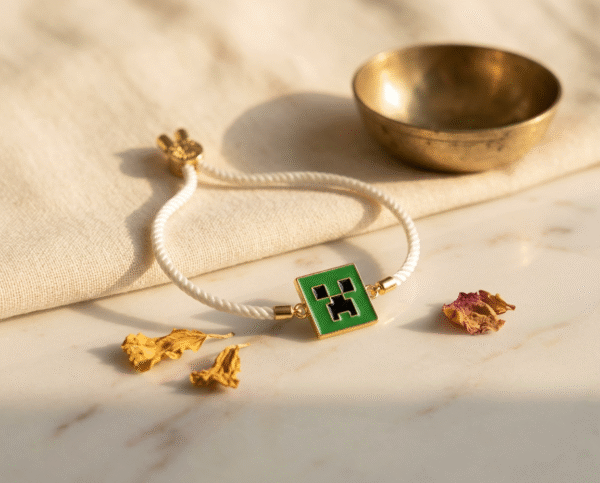 Minecraft Creeper Band Rakhi